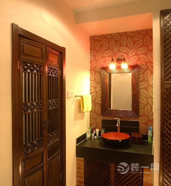 东南亚风格洗手间装修效果图